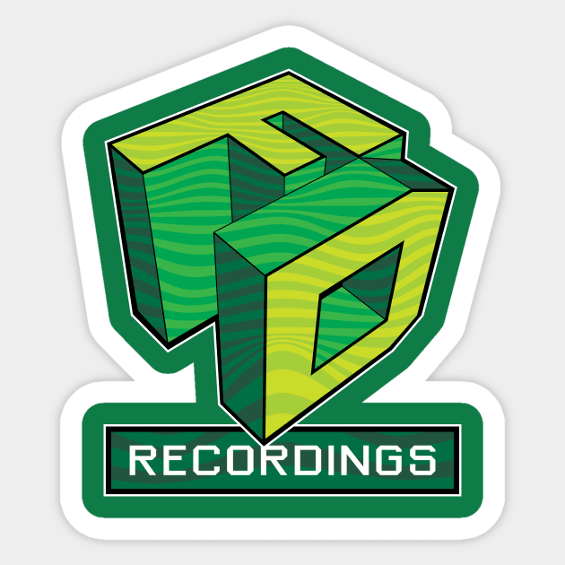 Faction Digital Green Wave Sticker by FAKE NEWZ DESIGNS